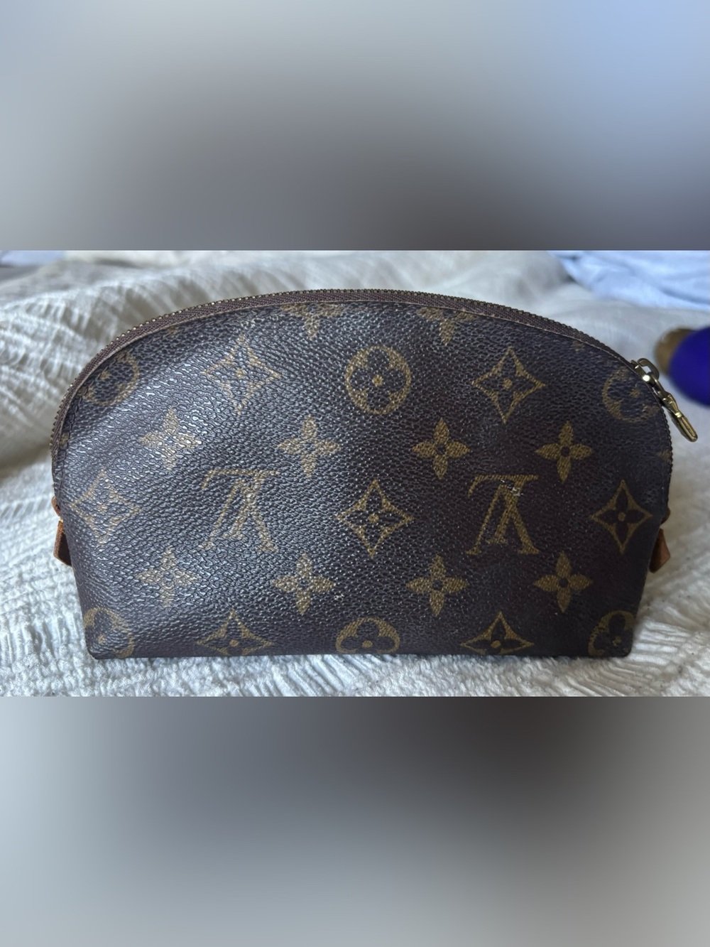 💯 Authentic Louis Vuitton Small Monogram Cosmetic Pouch
